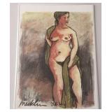 Caroline Mecklin signed & dated 