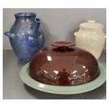 3 pcs vintage Red Wing, etc. pottery/ stoneware