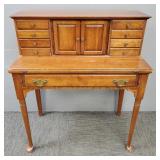 Queen Anne style cherry desk w/ flip top- 40 1/2"H