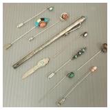 Gp Southwest sterling silver items s/w turquoise,