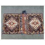 Hand woven Persian tribal saddle bag 45"x 23" OD