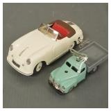 2 vintage Schuco windups incl Porsche & No. 3042