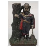 "Captain Kidd" cast iron bank- 6"H 4 1/2"W 2 1/4"D