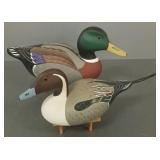 2 Raymond E. Hornick signed Stoney Point decoys-