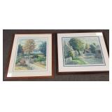 2 Christian Title pencil signed limited edition