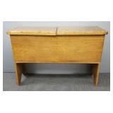 Antique pine double dough box 33 1/2"H 50"W