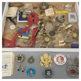 Gp small collectibles incl railroad keys, vintage
