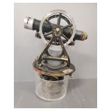 Gurley vintage surveyors transit 13"H