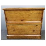 Antique pine dry sink w/ drawer 34 3/4"H