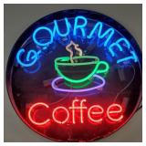5 color neon coffee sign (tested working) 24"D