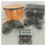 3 vintage pr binoculars incl Airguide, Tower, etc.