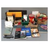 Lg Gp firearm related items, books, empty ammo