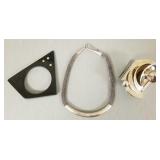 Sterling silver choker & 2 Alexis Bittar mod