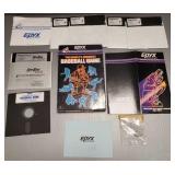 Commodore 64 floppy disc baseball game 1984 etc