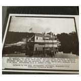 Postcard album w/ riverboats, real photo, MN