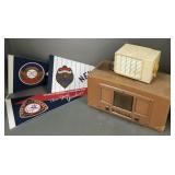 2 vintage radios- 1 is coin op- 10" x 20" larger