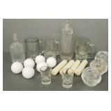 Gp glassware incl Iittala candleholders, some
