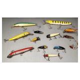 Gp asst. fishing lures- some vintage (some