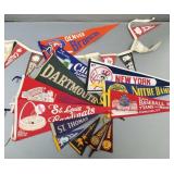 Gp vintage, etc sports pennants incl LA Angels,