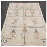 Handmade Oushak rug 8