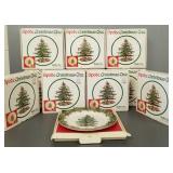 11 Spode Christmas Tree boxed buffet sets, etc