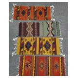 4 Southwest weavings (some fringe losses)
