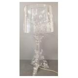 Kartell clear Bourgie table lamp- polycarbonate-