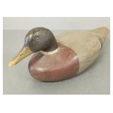 Vint oversized "Wildflower" wooden duck decoy-