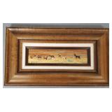 Steve Devenyns signed miniature oil on board-