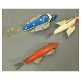 3 spearing decoys incl 1 Heddon (all repainted)