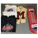 Gp incl some logo t-shirts, metal Pepsi