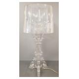 Kartell clear Bourgie table lamp- polycarbonate-