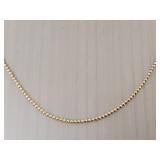 14K Italy gold necklace- 2.5g - 14 1/2"L