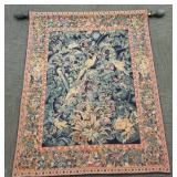 French figural tapestry on rod- Tapisseries