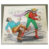 Mart Nodell signed Green Lantern double-sided