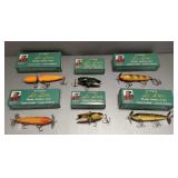 6 Le Lure Ltd Ed lures w/ boxes- asst. colors-