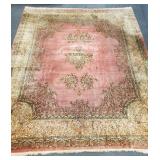 Persian Kerman wool rug  approx 11