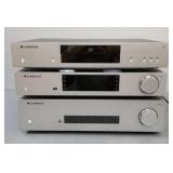 3 Cambridge audio components: CXC compact disc