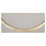 14k gold choker- 18.4g, 16'L