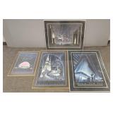 4 Hollywood 100th Anniversary posters, etc.-