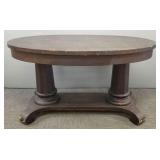 Mersman Bros. Empire style double pedestal table