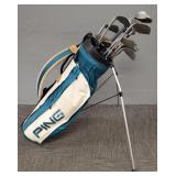 Gp golf clubs incl 1 Ping putter, Precision Made