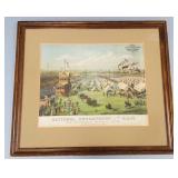 G.A.R. Encampment chromolitho w/ twine advertising
