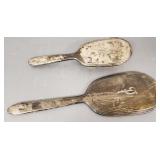 Sterling silver 2pc mirror/ brush set (1 as seen)