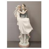 Lladro bride & groom figure- 10 1/2'T