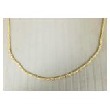 14k Italy gold necklace- 2.2g, 16'L