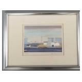 Jens Rosen Kvist signed watercolor painting in