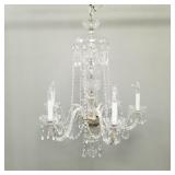 Vintage Waterford 6-arm cut crystal chandelier-