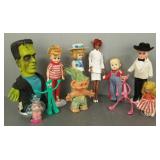 Gp vintage dolls incl a Little Kiddle