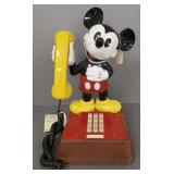 Vintage Mickey Mouse push button phone-